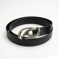 Avant-Garde Metal Buckle Leather Belt Unisex Waist Belt