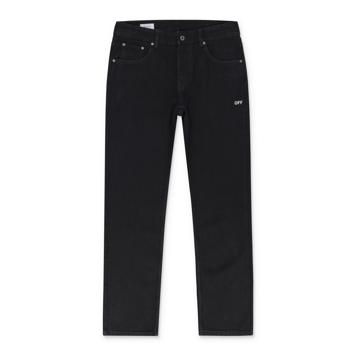 Black Spray Diag Jeans