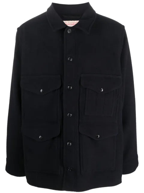 Filson flap-pockets wool shirt jacket
