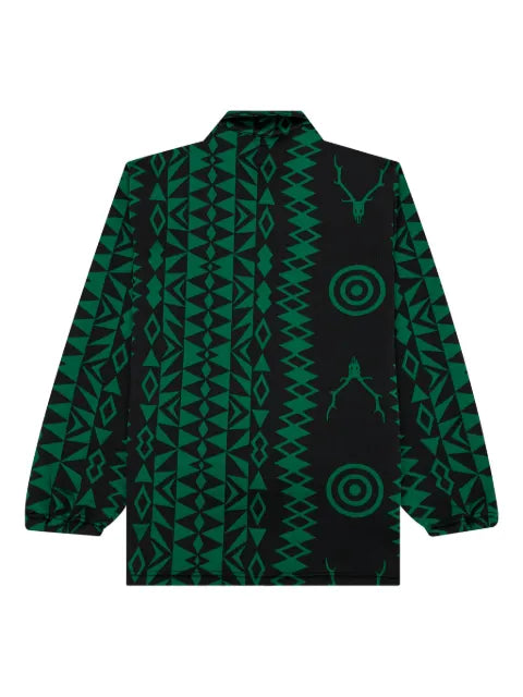 SOUTH2 WEST8 geometric-pattern coach jacket