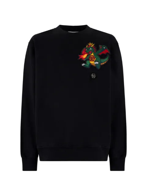 Philipp Plein dragon-patch sweatshirt