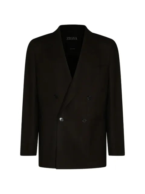 Zegna Oasi Lino double-breasted blazer