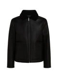 Karl Lagerfeld faux-shearling reversible jacket
