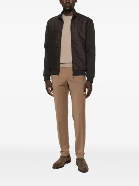 Barba ribbed-trim sweater