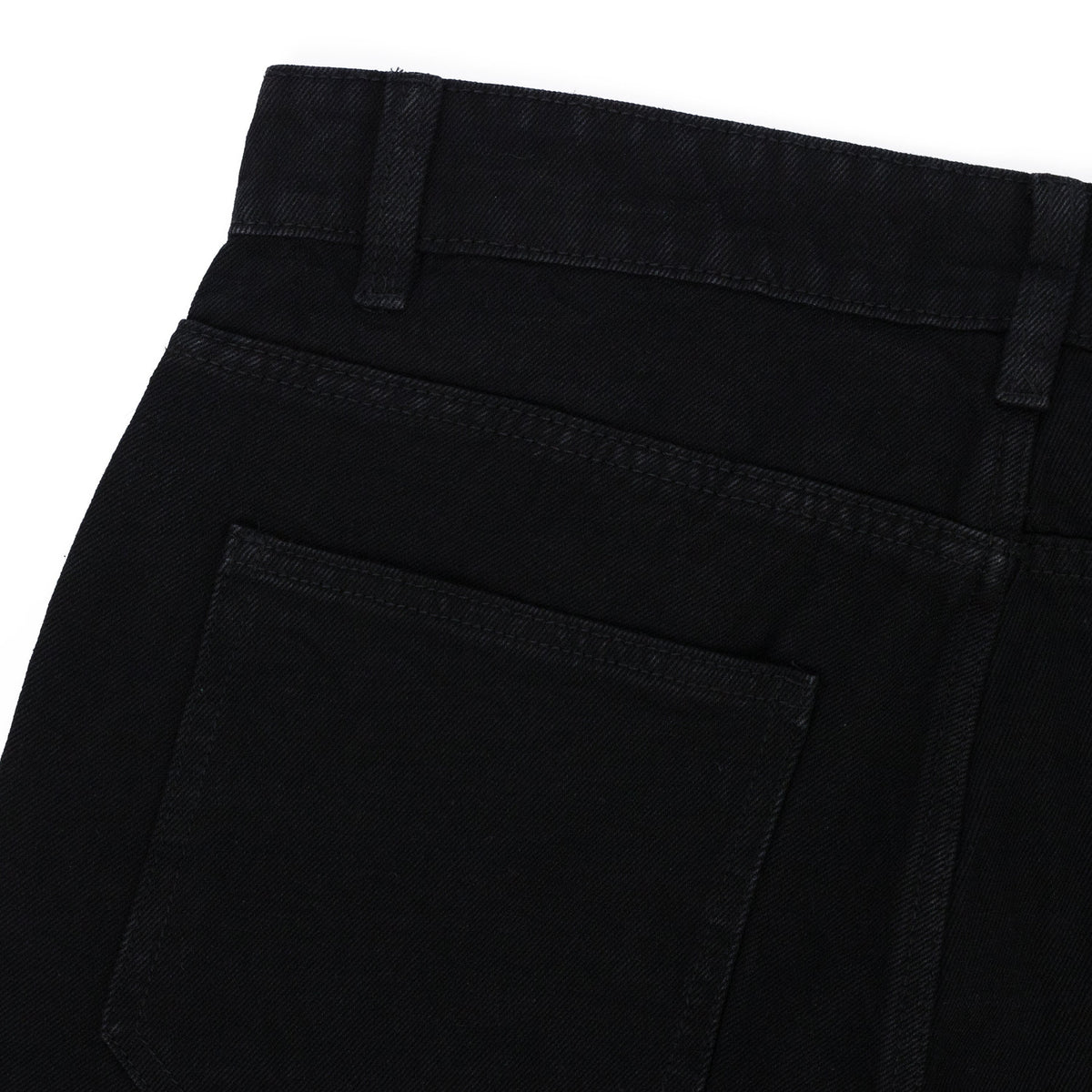 Black Spray Diag Jeans