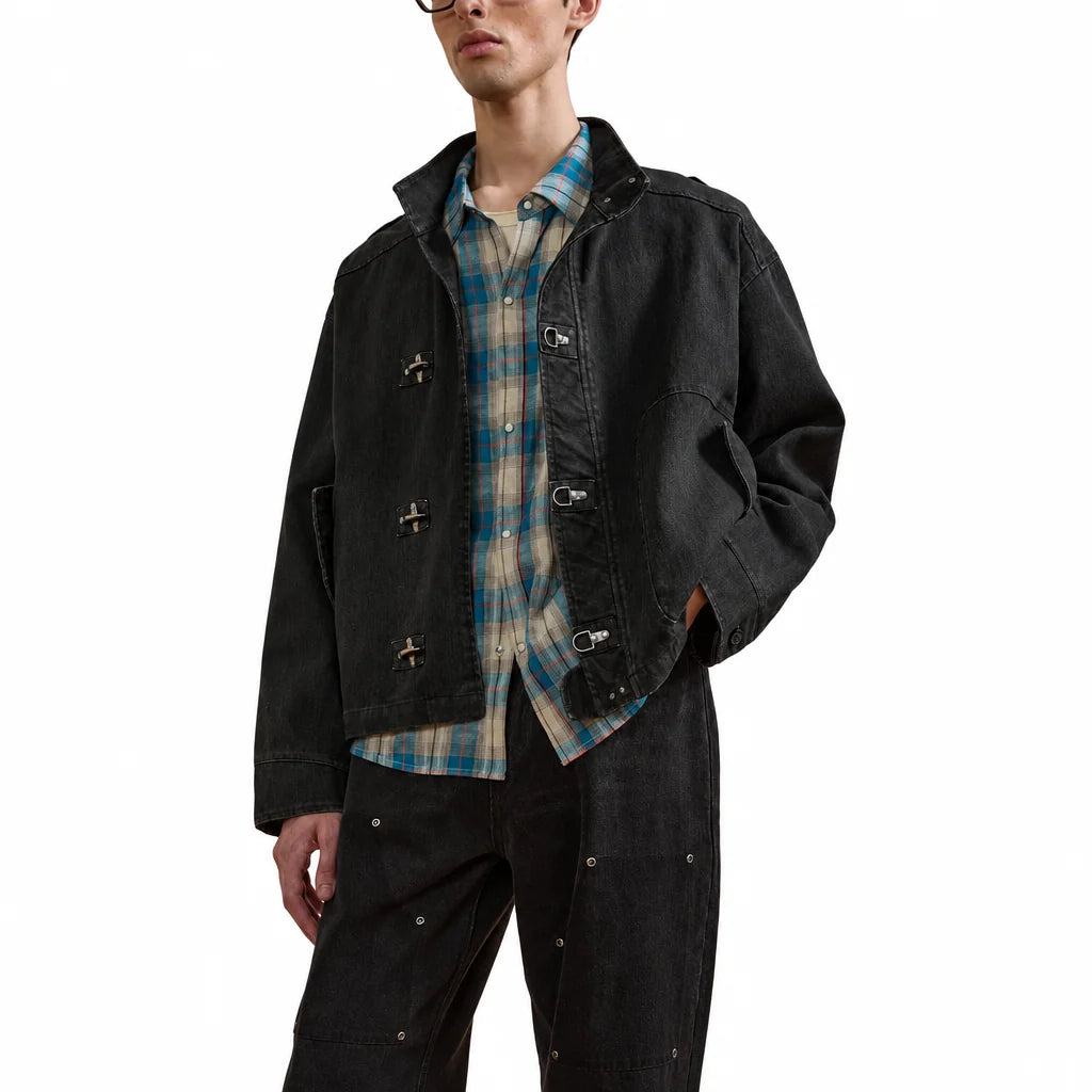 Found Utility Clasp Work Jacket