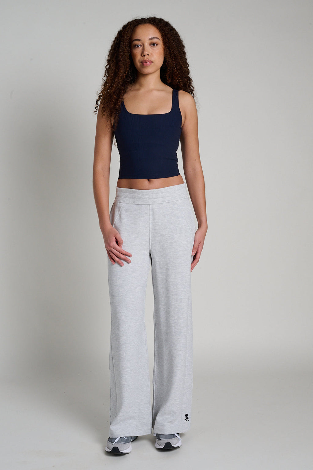 Scuba Mid-Rise Wide-Leg Pant