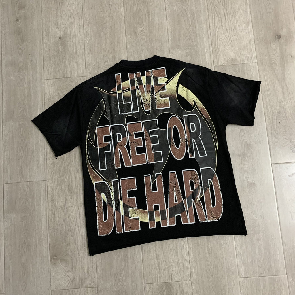MAJESTIK Live Free Horse Graphic Short-Sleeve T-Shirt