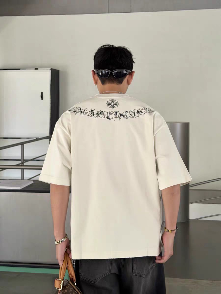Chrome Hearts Cross Graphic Short-Sleeve T-Shirt