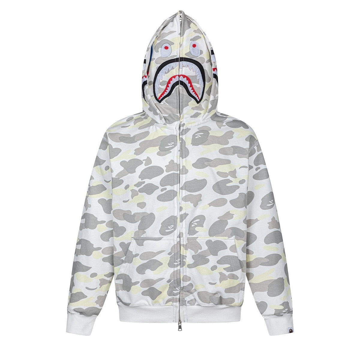 BAPE Shark Camo Full-Zip Hoodie
