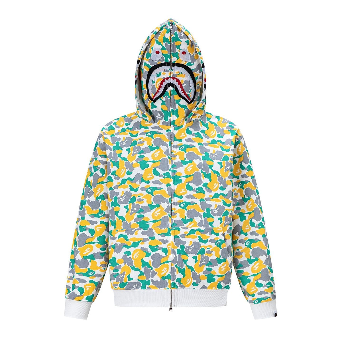 BAPE Shark Camo Full-Zip Hoodie