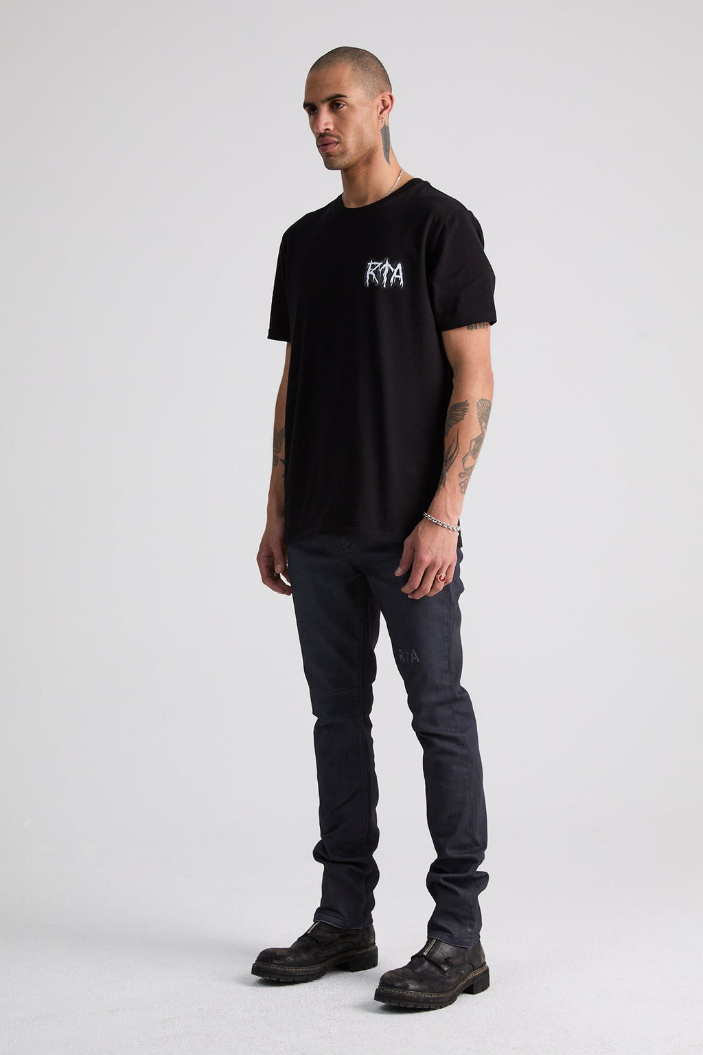 RTA Dusty Navy Triple Cross Bryant Denim