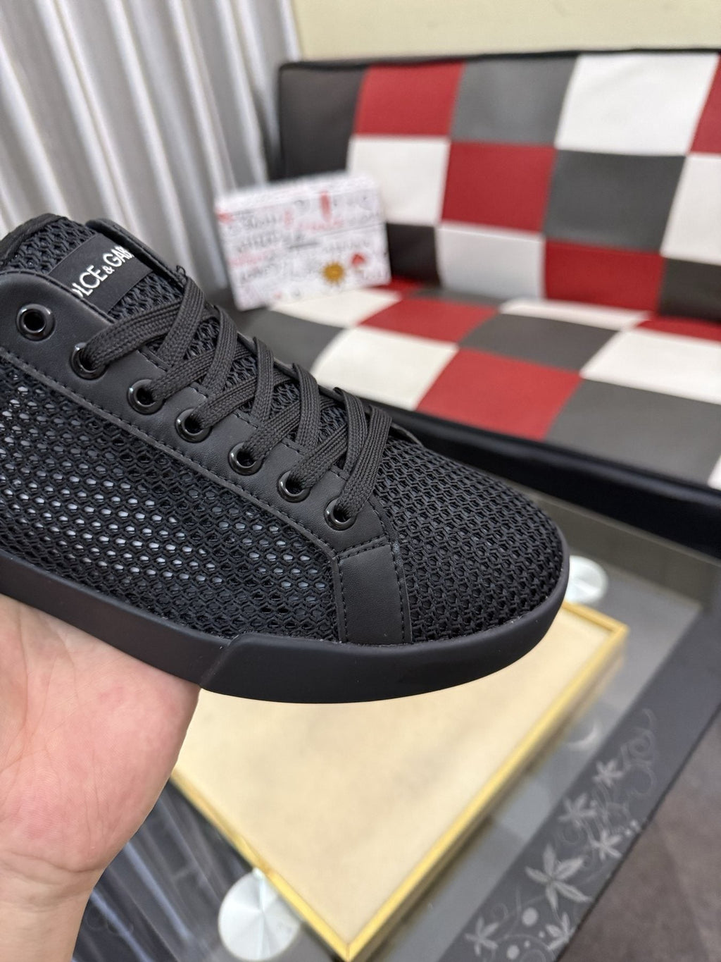 Dolce & Gabbana Perforated Low-Top Sneakers