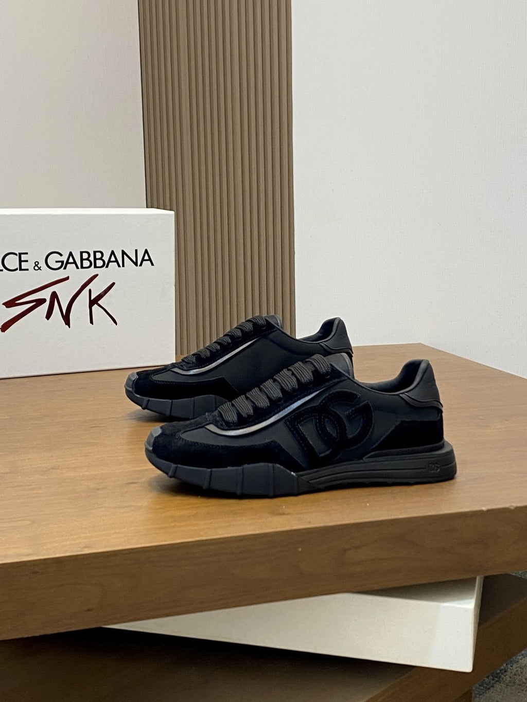 Dolce & Gabbana Men's Layered Low-Top Sneakers